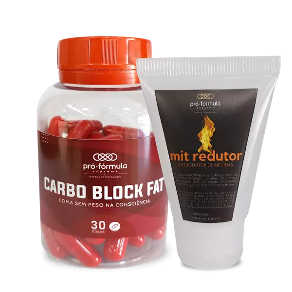 Carbo Block Fat 60 Cápsulas + Gel Crioterápico Redutor de Medidas 250g Carbo Block Fat 60 Cápsulas + Gel Crioterápico Redutor de Medidas 250g