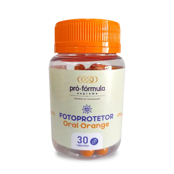Fotoprotetor Orange - Uso Oral 30 Cápsulas