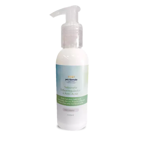 Sabonete Seborregulador Refrescante Antiacne 100ml