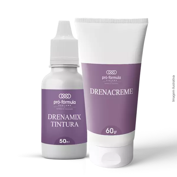 Drenamix Tintura 50ml + Drenacreme 60g