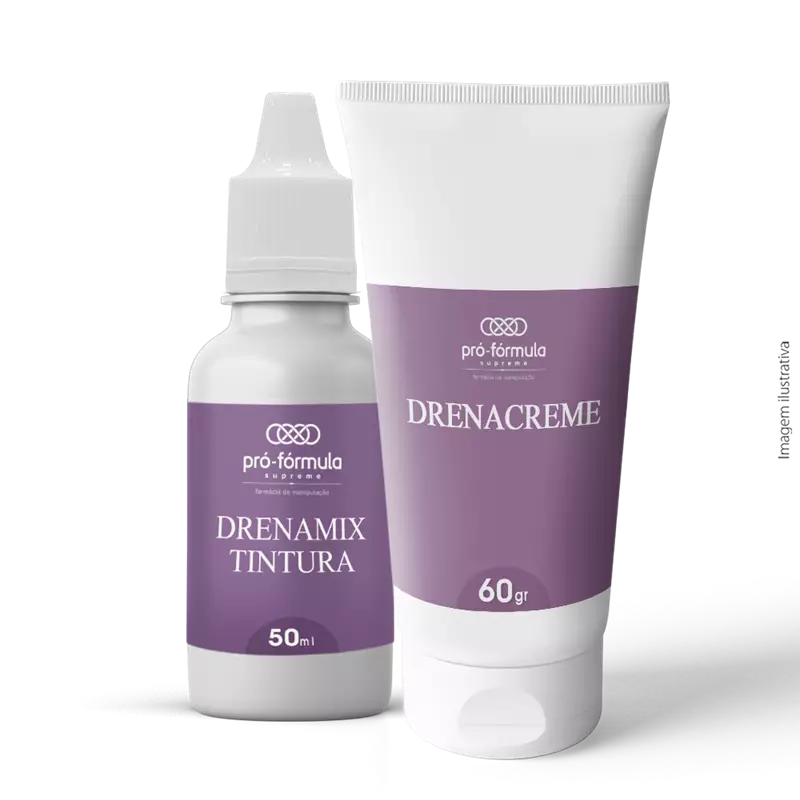 Drenamix Tintura 50ml + Drenacreme 60g